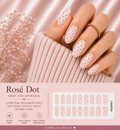 Sorelle Nails – Rosé Dot Semi Cured Gel Nail Wraps