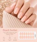 Sorelle Nails – Peach Sorbet Semi Cured Gel Nail Wraps