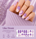 Sorelle Nails – Lilac Dream Semi Cured Gel Nail Wraps