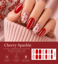 Sorelle Nails – Cherry Sparkle Semi Cured Gel Nail Wraps