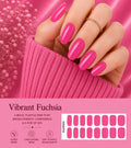 Sorelle Nails – Vibrant Fuchsia Semi Cured Gel Nail Wraps
