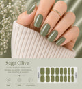Sorelle Nails – Sage Olive Semi Cured Gel Nail Wraps