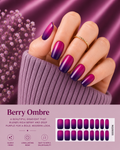Sorelle Nails – Berry Ombre Semi Cured Gel Nail Wraps