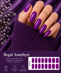 Sorelle Nails – Regal Amethyst Semi Cured Gel Nail Wraps