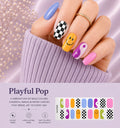Sorelle Nails – Playful Pop Semi Cured Gel Nail Wraps