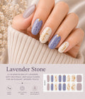 Sorelle Nails – Lavender Stone Semi Cured Gel Nail Wraps