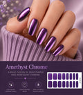 Sorelle Nails – Amethyst Chrome Semi Cured Gel Nail Wraps