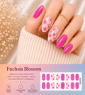 Sorelle Nails – Fuchsia Blossom Semi Cured Gel Nail Wraps